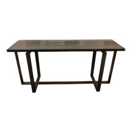 Brandt Wood + Metal Console Table by Four Hands. Original Price: $1,555