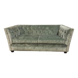 Mitchell Gold + Bob Williams Fiona Velvet Sleeper Sofa. Original Price: $5,000