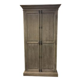 Restoration Hardware French Paneled Double-Door Cabinet. Original Price: $3,295