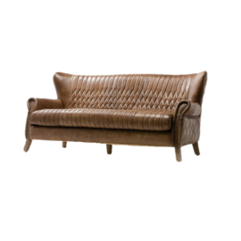 Artsome - Damon Leather Sofa by Silkroute. Original Price: $3,269