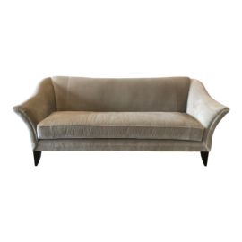 NEW Charlotte Velvet Sofa by Michael Thomas & Company. Original Price: $4,820