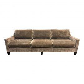 Cameron Collection Lower Park Avenue Velvet Sofa. Original Price: $10,175