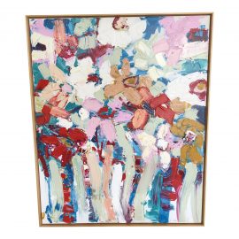 Original Artwork Contemporary Oil on Canvas Plant + Flowers