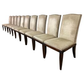 Hickory Chair Company Chelsea Dining Chairs Set of 10. Original Price: $11,200