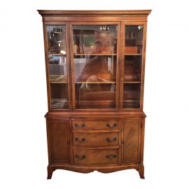 Mahogany China Hutch