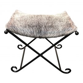 Full Hide Campaign Style Stool