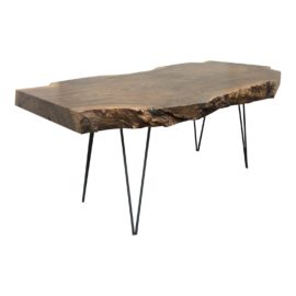 Live-Edge Custom Claro Walnut Coffee Table