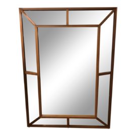 Fretwork Framed Wall Mirror. Original Price: $2,200