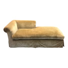 Custom J.Robert Scott Left Arm Lounge Chaise. Original Price: $2,090