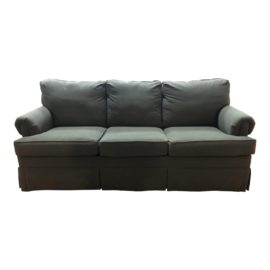 Ethan Allen Rolled Arm Upholstered Sofa