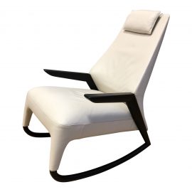 NEW Amura Coccolo Leather Rocking Chair. Original Price: $4,800.00