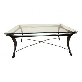 Steel + Glass Cocktail Table by Restoration Hardware. Original Price: $3,500