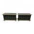 Vintage Pair of Apothecary Distressed Chest of Drawers