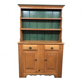 Vintage Style Painted Hutch by Zia Furniture