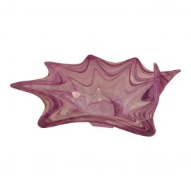 Lavorazione Arte Murano Hand Blown Glass Bowl