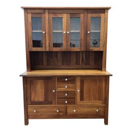 Heartwood Cherry Sideboard + Hutch by Crate & Barrel. Original Price: $3,700