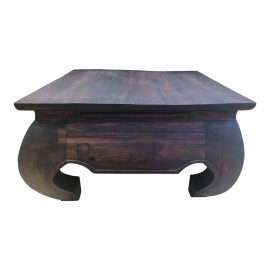 Custom Asian Inspired Oak + Cherry Wood Coffee Table