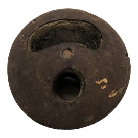 Antique Wood & Metal Bowling Ball