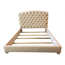 California King Brunschwig and Fils Tufted Bed Frame