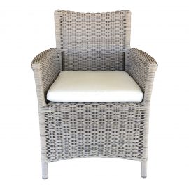 NEW San Diego Outdoor Woven Arm Chair by Manutti Belgian Furnishings. Original Price: $750
