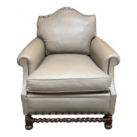 NEW Dubarry Leather Lounge Chair by Panache Designs. Original Price: $4,143