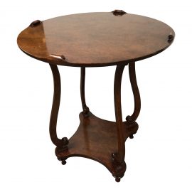New Michael Taylor Panache Designs Innsbruck Side Table. Original Price: $4,843