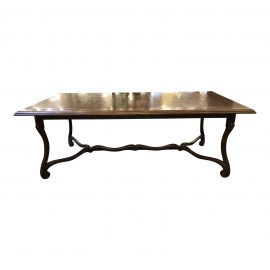 NEW The Mouton Farmer Dining Table by Panache Designs. Original Price: $15,568
