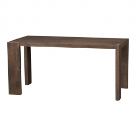 CB2 Blu Midtone Brown Finish Table. Original Price: $600