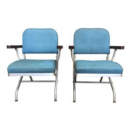Mid-20th Century Mayfair Industries Warren McArthur Folding Chairs