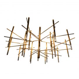 Lynx Burnished Brass 20-Light Chandelier, by Restoration Hardware. Original Price: $6,195