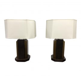Hickory Chair Lowell Table Lamps - a Pair. Original Price: $4,410.