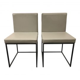 Calligaris Even Plus Side Chairs - a Pair. Original Price: $2,120