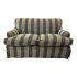 A.Rudin Custom English Rolled Arm Loveseat