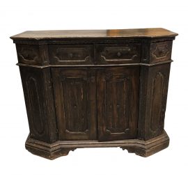 Portico 17th Century Italian Walnut Credenza. Original Price: $11,250