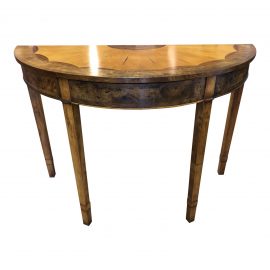 Southampton Wood Demilune Console