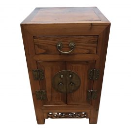 Asian Solid Wood Ming Dynasty Style Side Table