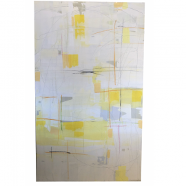 Original Painting “Windswept Yellow II” by Isabel Wyatt