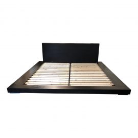 Queen Size Black Platform Bed. Original Price: $650