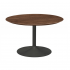 Room & Board Aria Walnut + Graphite Base Round Table, Original Price: $1,650