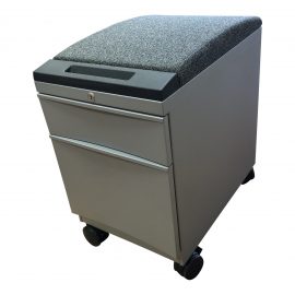 Teknion Mobile File Cabinet with Seat. Original Price: $269