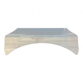 Fascination Modern Waterfall Glass Coffee Table