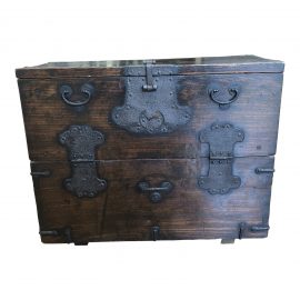 Antique Korean Bandaji Blanket Chest