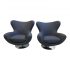 Nuevo Living Connor Swivel Chairs- a Pair. Original Price: $3,000