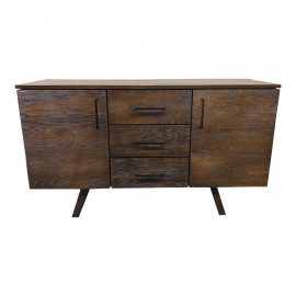 Saloom Oracle Burnt Oak Credenza+Sideboard. Original Price: $1,999