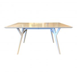 Mid Century White Table by West Elm. Original Price: $799