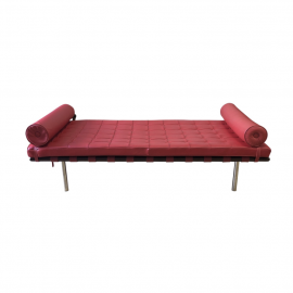 RoveConcepts Barcelona Style Red Leather Daybed