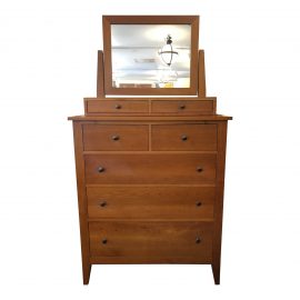 Custom Vineyard II Cherry Dresser + Glove Armoire by Gat Creek Furniture. Original Price: $1,998