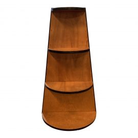 Mid-20th Century Wood Demilune Small Shelf