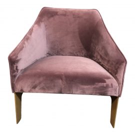 NEW Sara Velvet Chair by Trica Furniture. Original Price: $1,695