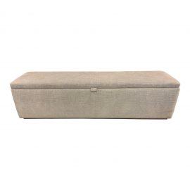 Custom Upholstered Long Storage Bench. Original Price: $1,200